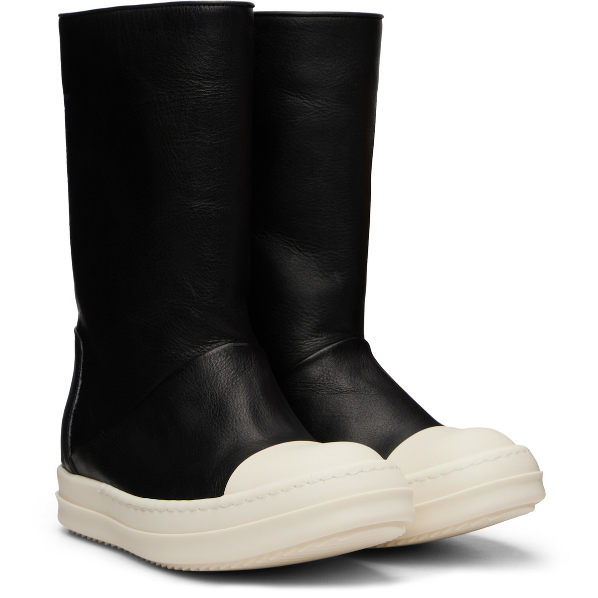 Rick Owens Black Tower Sneakwader Boots