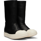 Rick Owens Black Tower Sneakwader Boots