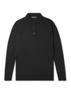 Loro Piana - Slim-Fit Wish® Virgin Wool Polo Shirt - Gray