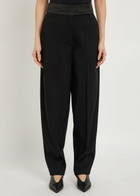Joseph Aix Tapered Stretch-crepe Trousers Black