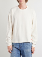 Cherry Los Angeles - Logo-Print Cotton Waffle-Jersey T-Shirt - Neutrals