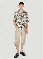Martine Rose - Pulled Cargo Shorts in Beige
