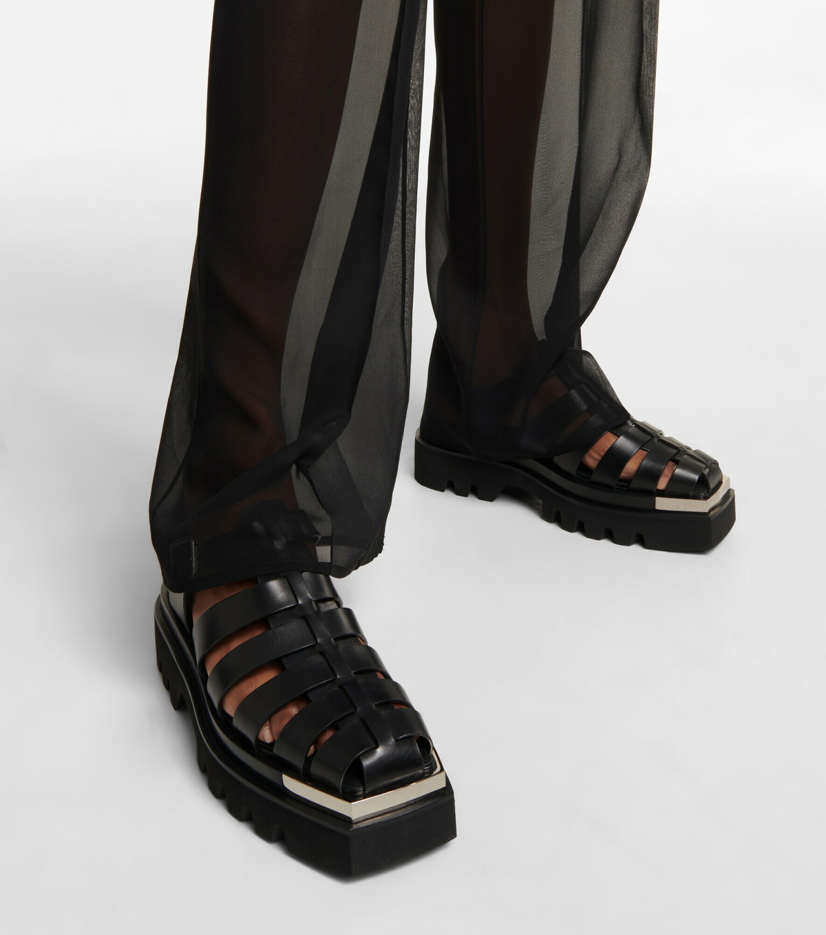 Peter Do - Leather platform sandals
