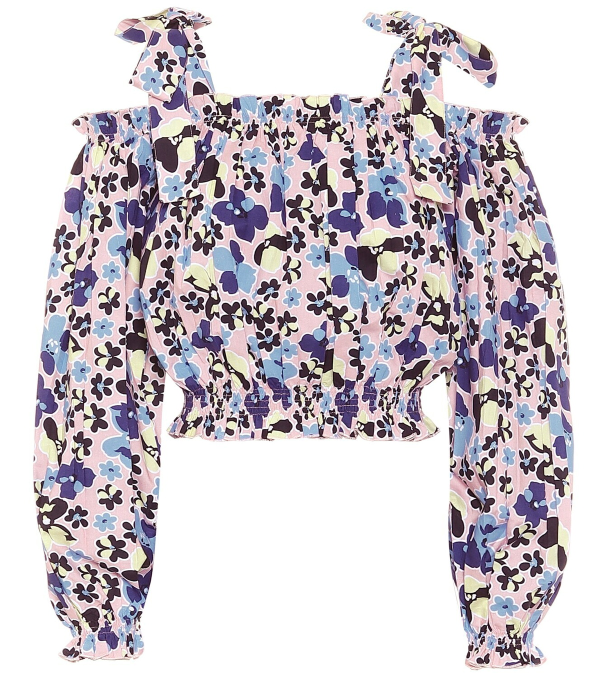 Alexandra Miro Gypsy floral cotton crop top