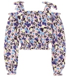 Alexandra Miro Gypsy floral cotton crop top