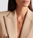 Bucherer Fine Jewellery Blush 18ct rose gold pendant necklace with morganite and diamonds