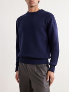 William Lockie - Merino Wool and Cashmere-Blend Sweater - Blue