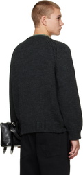 OUR LEGACY Gray Shore Henley Sweater