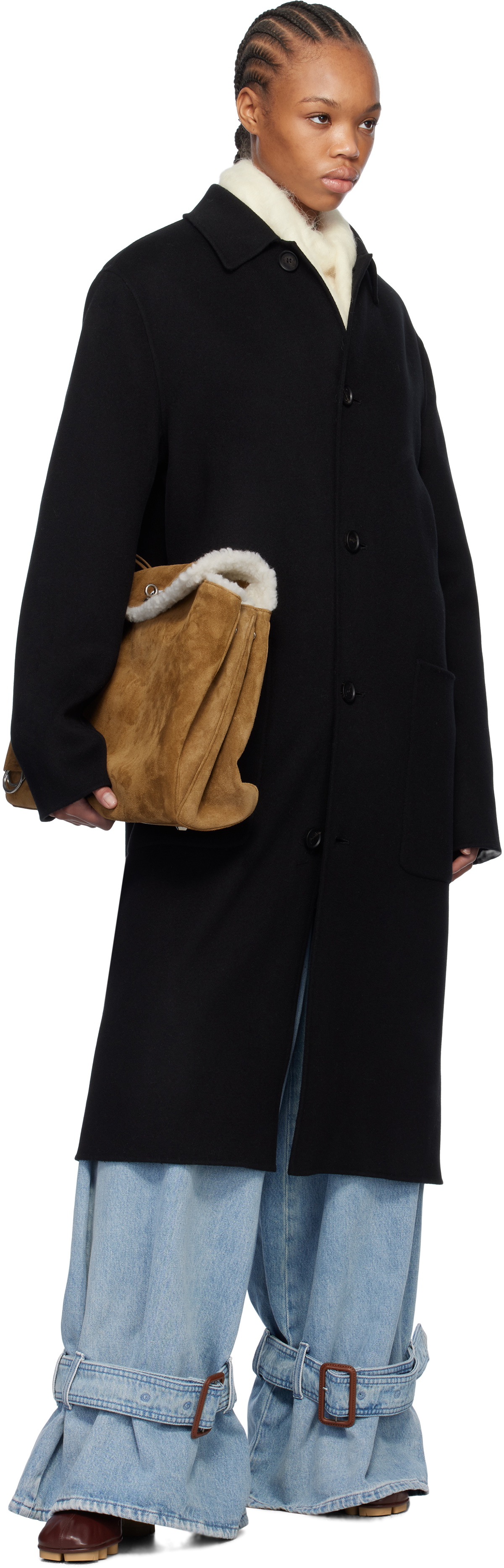 MACKAGE Black Beckett Handmade Wool Coat