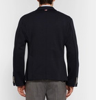 Thom Browne - Midnight-Blue Unstructured Wool Blazer - Men - Midnight blue