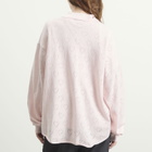 TTT MSW Women's Flower Embroidery Knit Shirt in Pink