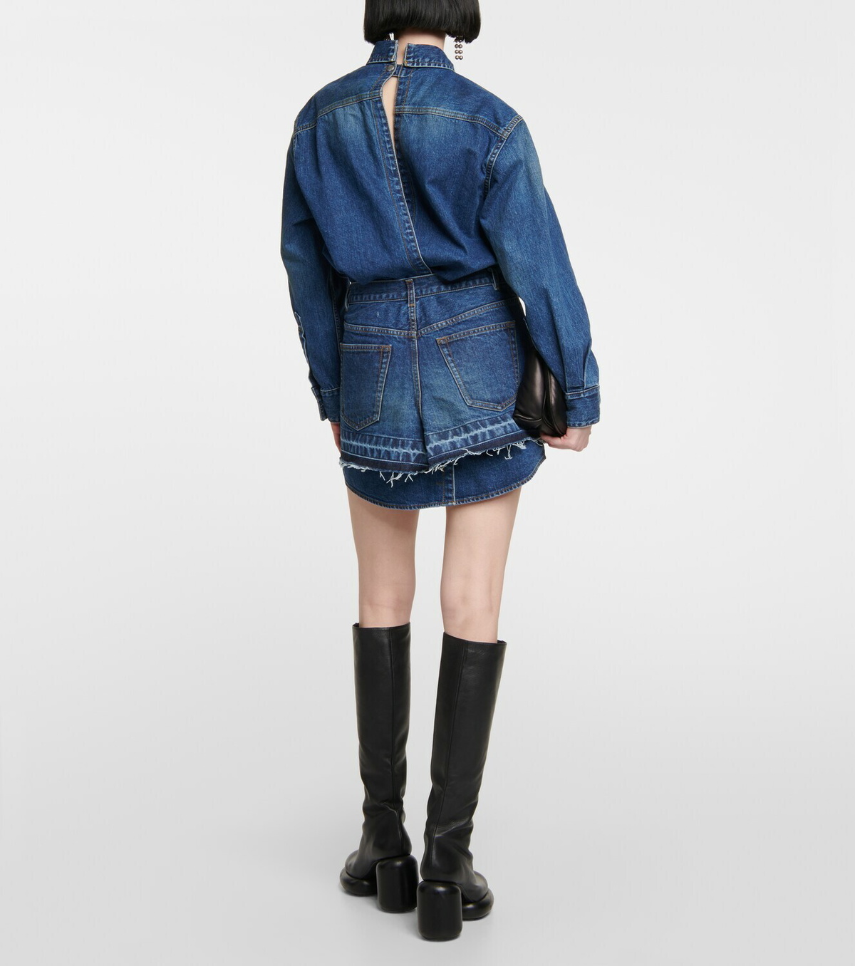Sacai - Denim shirt dress Sacai