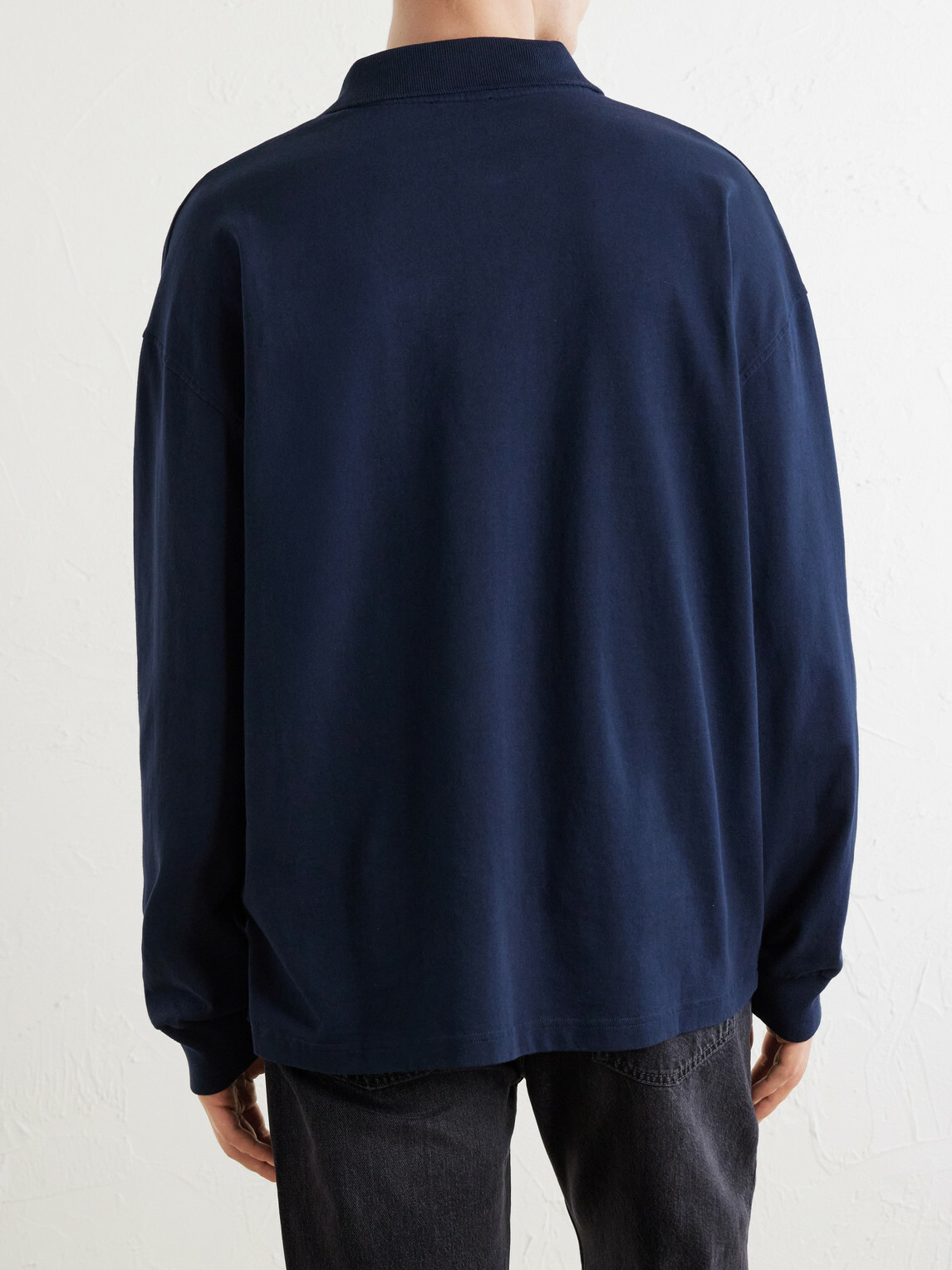 A.P.C. - Alexis Logo-Embroidered Cotton-Jersey Polo Shirt - Blue