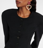 Magda Butrym Peplum wool cardigan