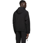 Nahmias Black Lace-Up Hooded Jacket