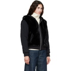 MACKAGE Black Gwendal Reversible Faux-Fur Hoodie