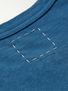 Visvim - Jumbo Garment-Dyed Cotton-Jersey T-Shirt - Blue