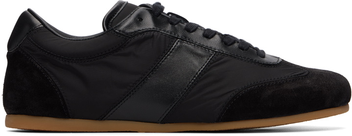 Photo: LEMAIRE Black Soft Runner Sneakers