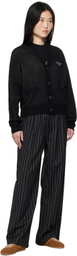 Carhartt Work In Progress Black 'Harttbreaker' Cardigan