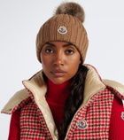 Moncler Ribbed-knit virgin wool beanie