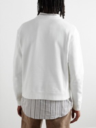 KENZO - VERDY Logo-Flocked Cotton-Jersey Sweatshirt - White