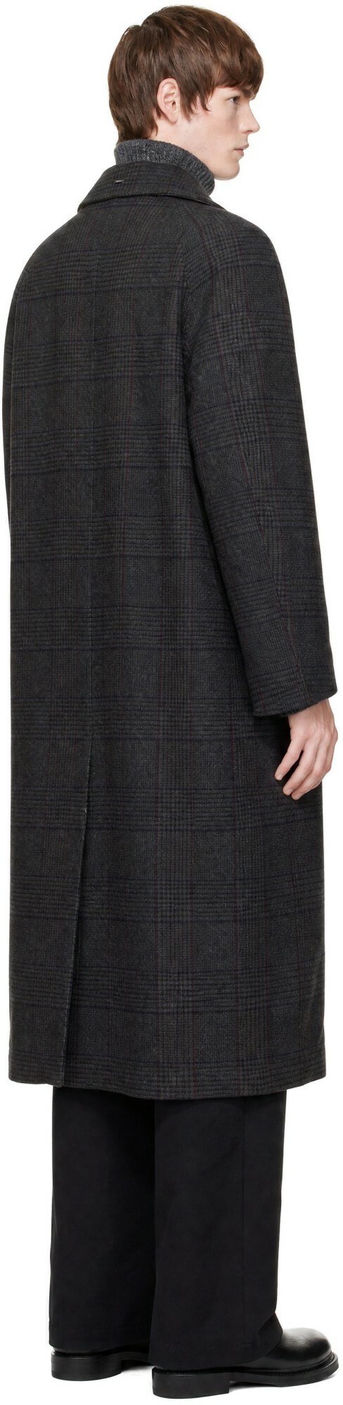 OUR LEGACY Gray Collapse Carcoat
