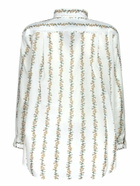 Paul Smith White Floral Pattern Shirt