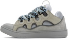 Lanvin Gray Curb Sneakers