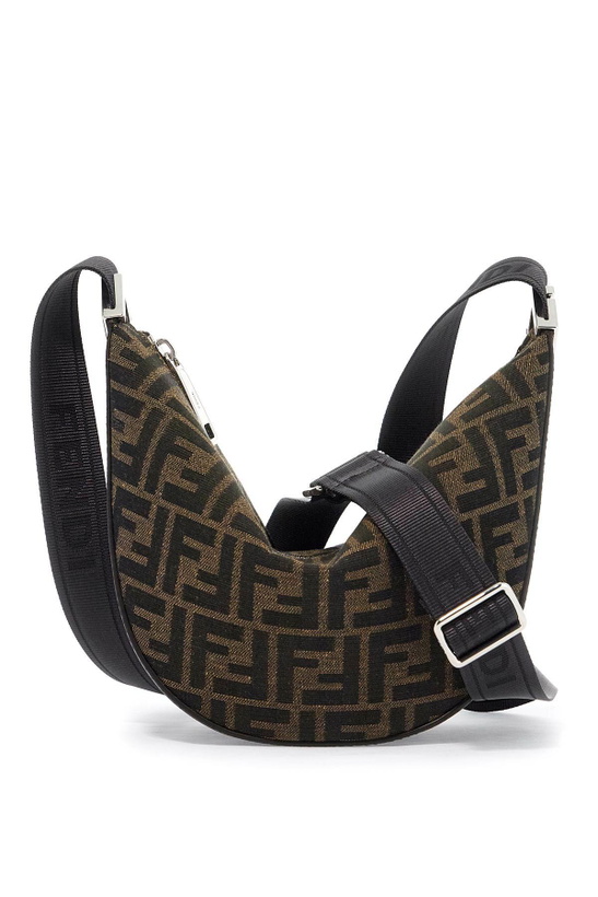 Photo: FENDI fendi melon small ff jacquard shoulder bag Brown