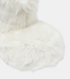 Balenciaga Alaska faux fur snow boots