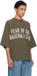 Fear of God Brown Baseball Club T-shirt