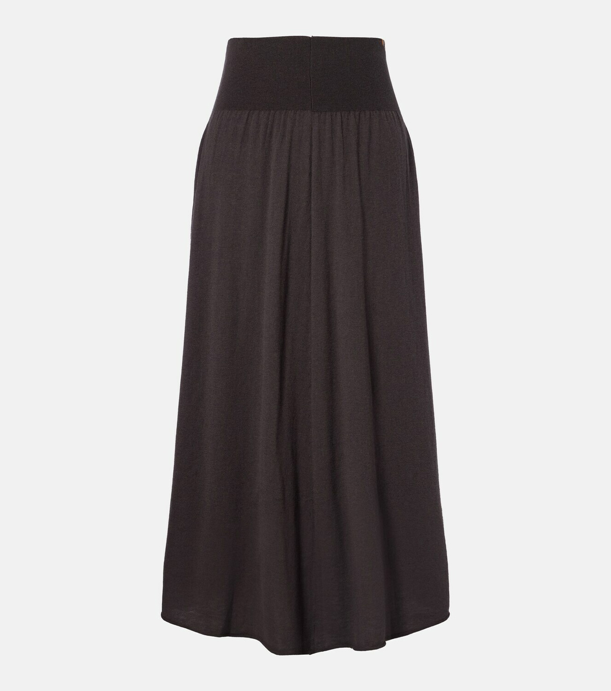 Extreme Cashmere N°470 Seduce wool and cashmere midi skirt