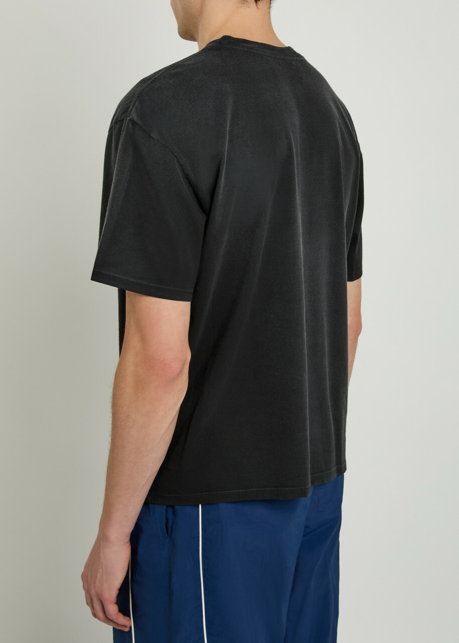 Nahmias State Champions Printed Cotton T-shirt Black
