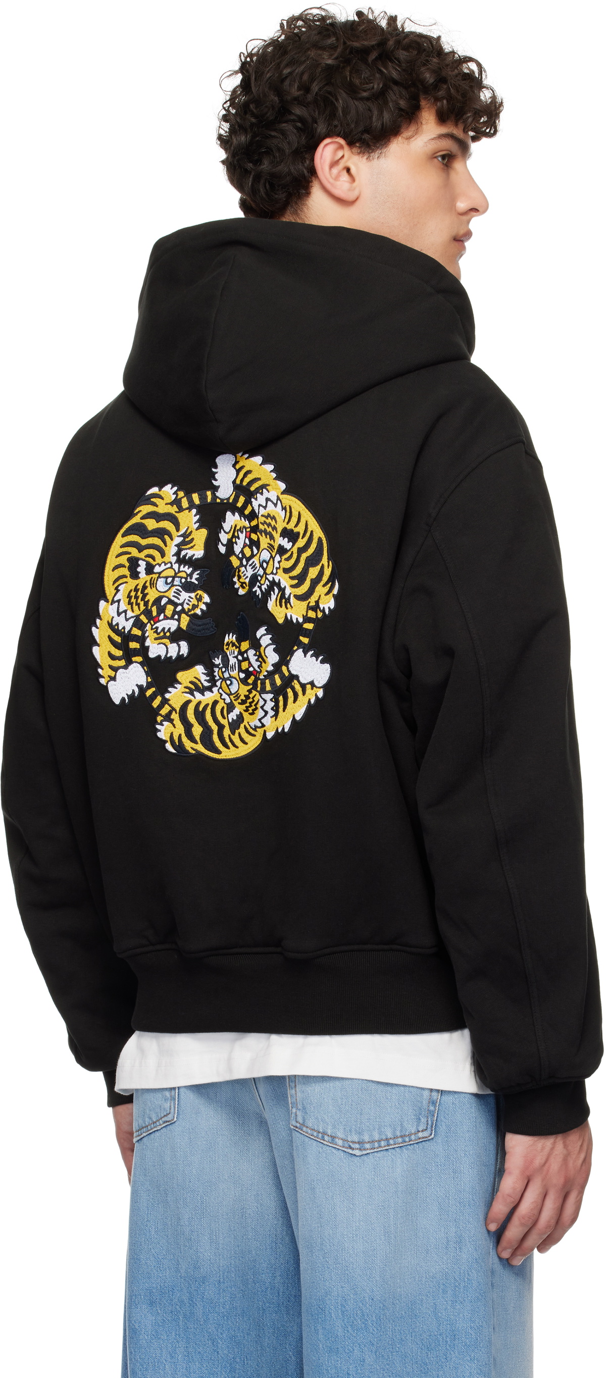 Kenzo Black Kenzo Paris VERDY Edition Embroidered Reversible