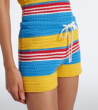 Posse Tammy striped cotton shorts