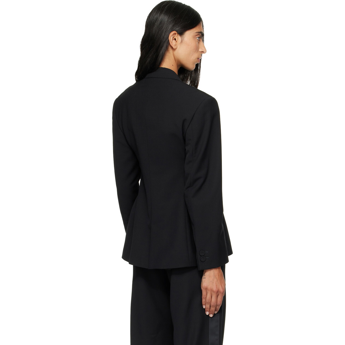 Wales Bonner Black Gallery Tuxedo Blazer