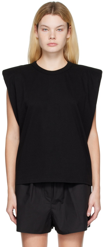 Photo: The Frankie Shop Black Eva T-Shirt