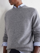 Boglioli - Wool and Cashmere-Blend Sweater - Gray
