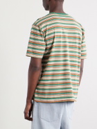 Beams Plus - Striped Cotton-Jersey T-Shirt - Green