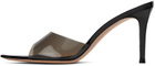 Gianvito Rossi Black Elle 85 Mules