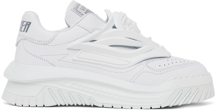 Photo: Versace White Odissea Sneakers