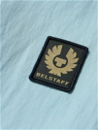 Belstaff - Runner Logo-Appliquéd Cotton-Blend Gabardine Overshirt - Blue