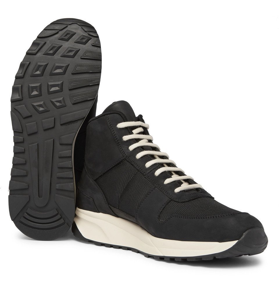 Track vintage nubuck sale and mesh sneakers