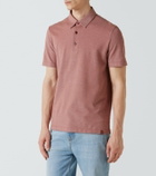 Brioni Cotton piqué polo shirt