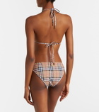 Burberry Burberry Check triangle bikini