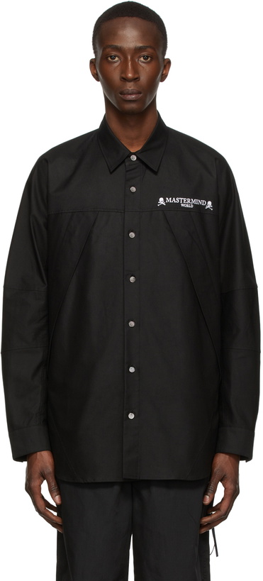 Photo: mastermind WORLD Black Cotton Shirt