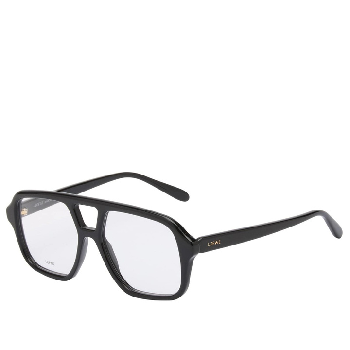 Photo: Loewe Eyewear Slim Pilot Optical Glasses in Black 