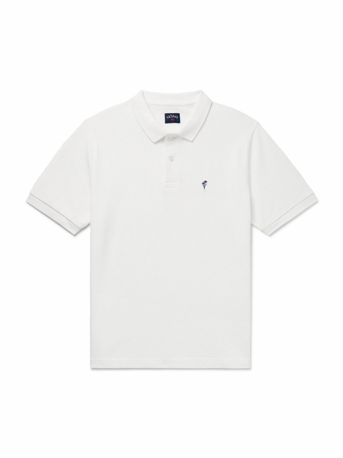 Noah NYC Navy and Green Rugby Polo Noah NYC
