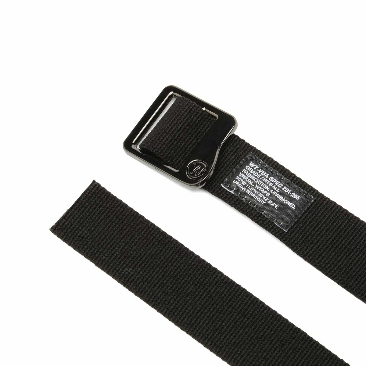 WTAPS Men's Webbing Belt in Black 