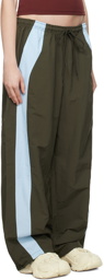 OPEN YY Khaki Color Block Lounge Pants